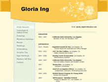 Tablet Screenshot of gloriaing.com